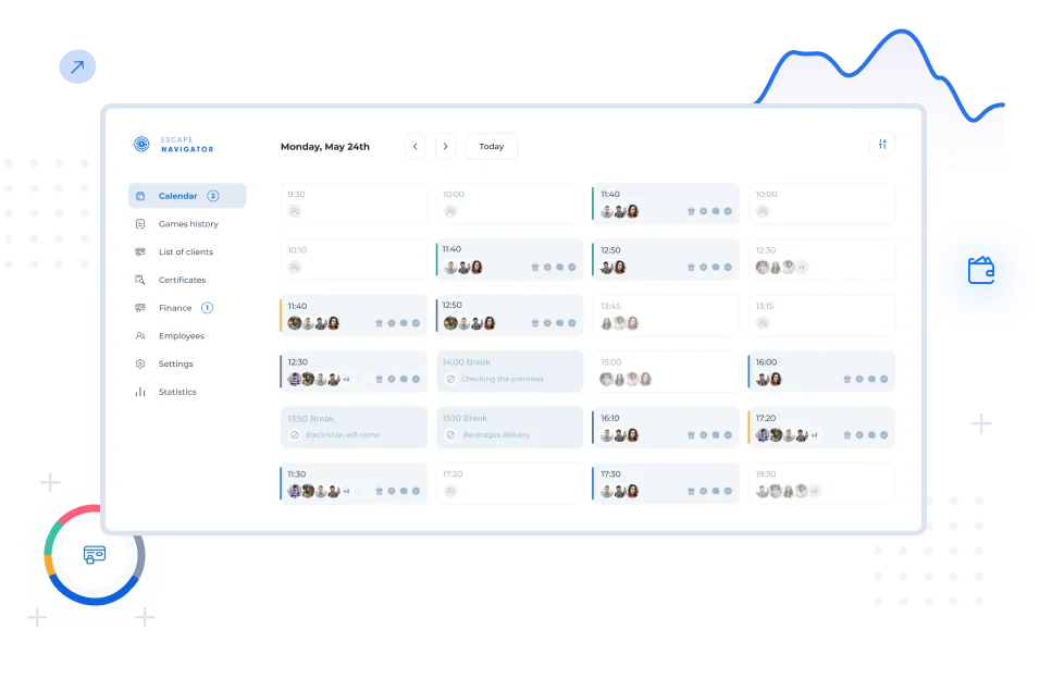 Σύστημα CRM <br/> και Online widgets κρατήσεων